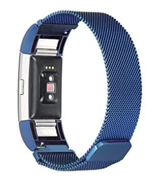Dây đồng hồ Fitbit Charge 2 (thép không gỉ, mắt lưới thép siêu nhỏ)